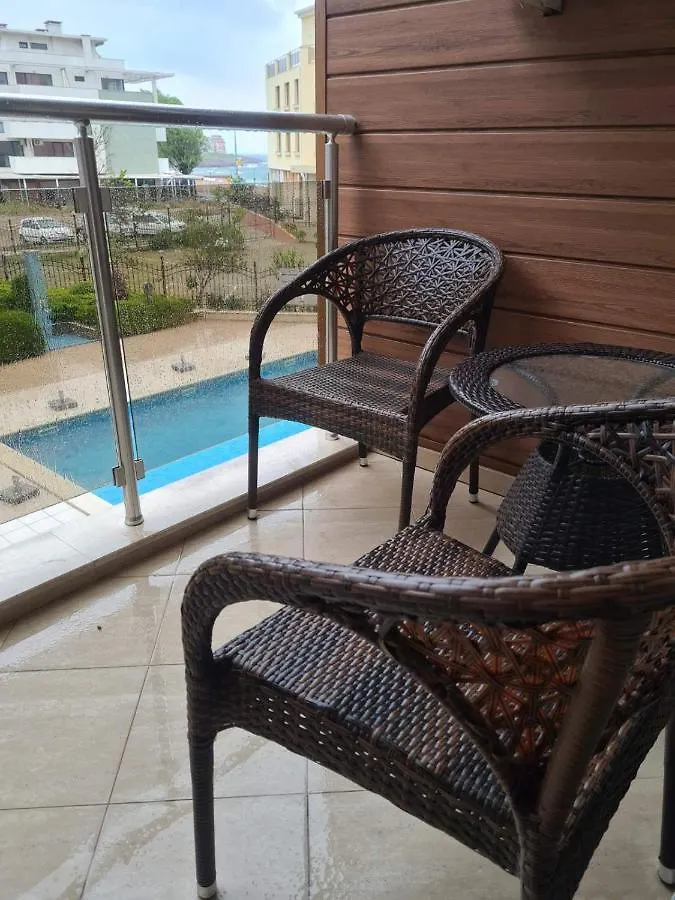 Modern 1Br Apartment With Sea View & Pool Included With Parking Space سوزوبول 0*,